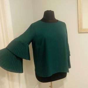 Accordion Sleeve Blouse